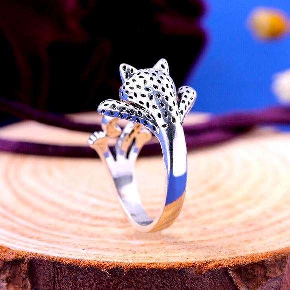 New 925 Silver Ruby Kitty Ring - Picture 4 of 4